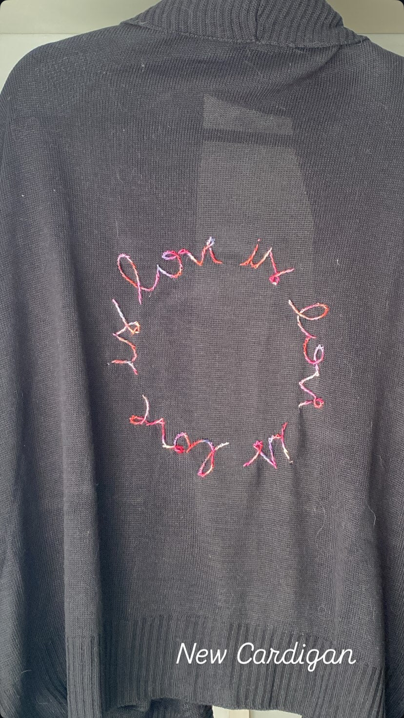 WRAP BASIC COTTON BLACK _ LOVE IS LOVE