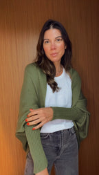 VESTE TRICOT GREEN HEART