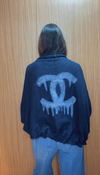 NEW WRAP CASULO NAVY CHANEL