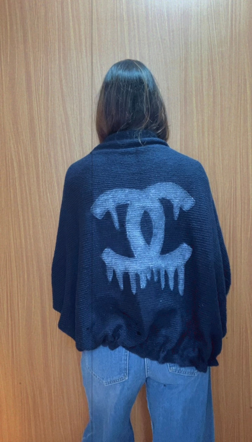 NEW WRAP CASULO NAVY CHANEL