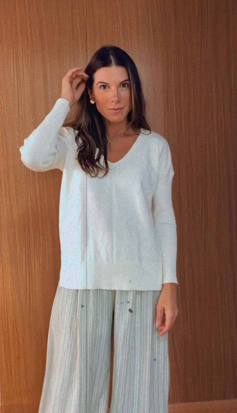 BLUSA TRICOT AMOUR OFF WHITE