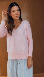 BLUSA TRICOT AMOUR ROSE