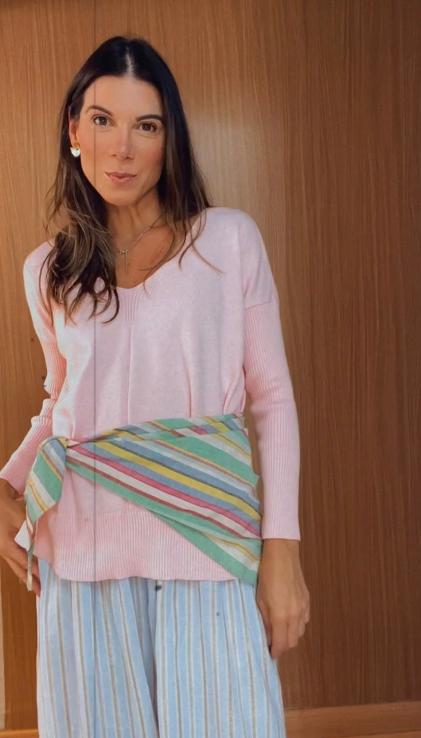 BLUSA TRICOT AMOUR ROSE