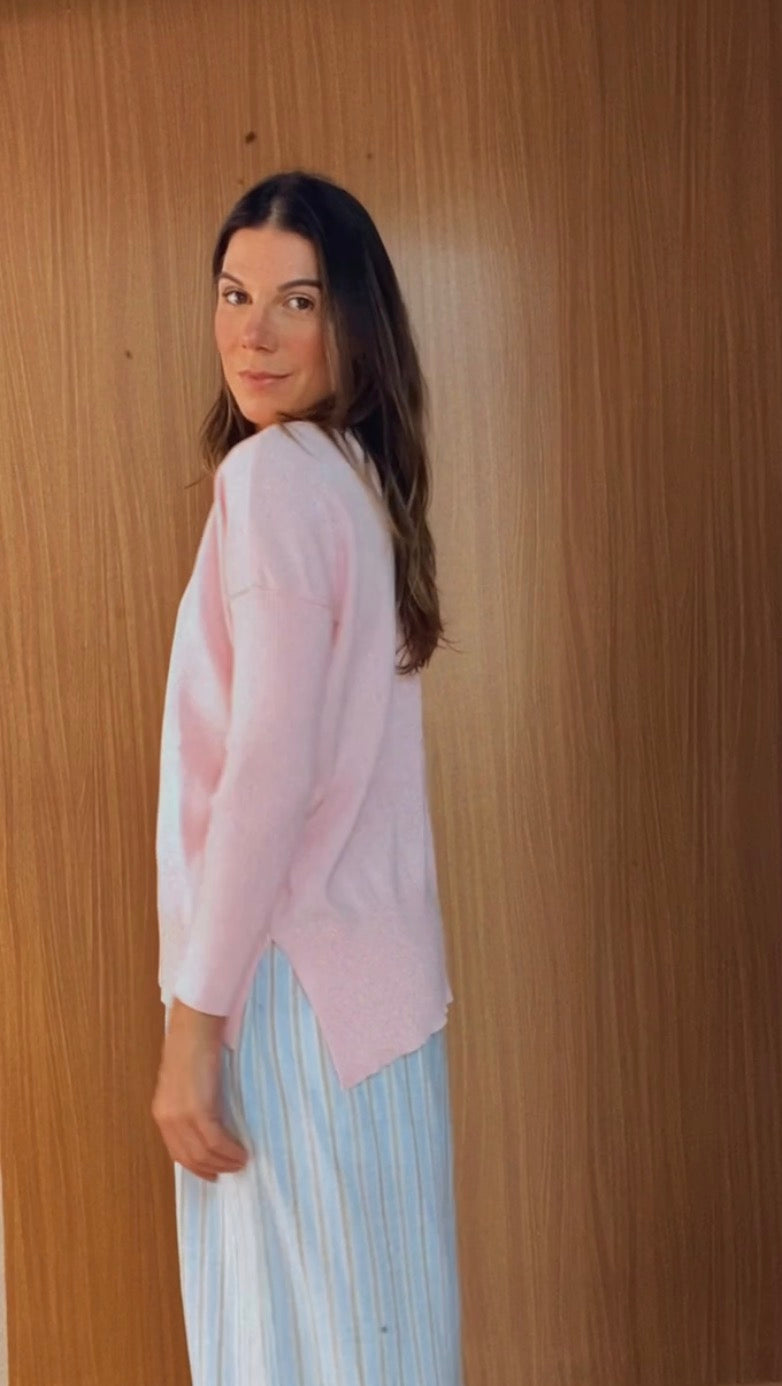 BLUSA TRICOT AMOUR ROSE
