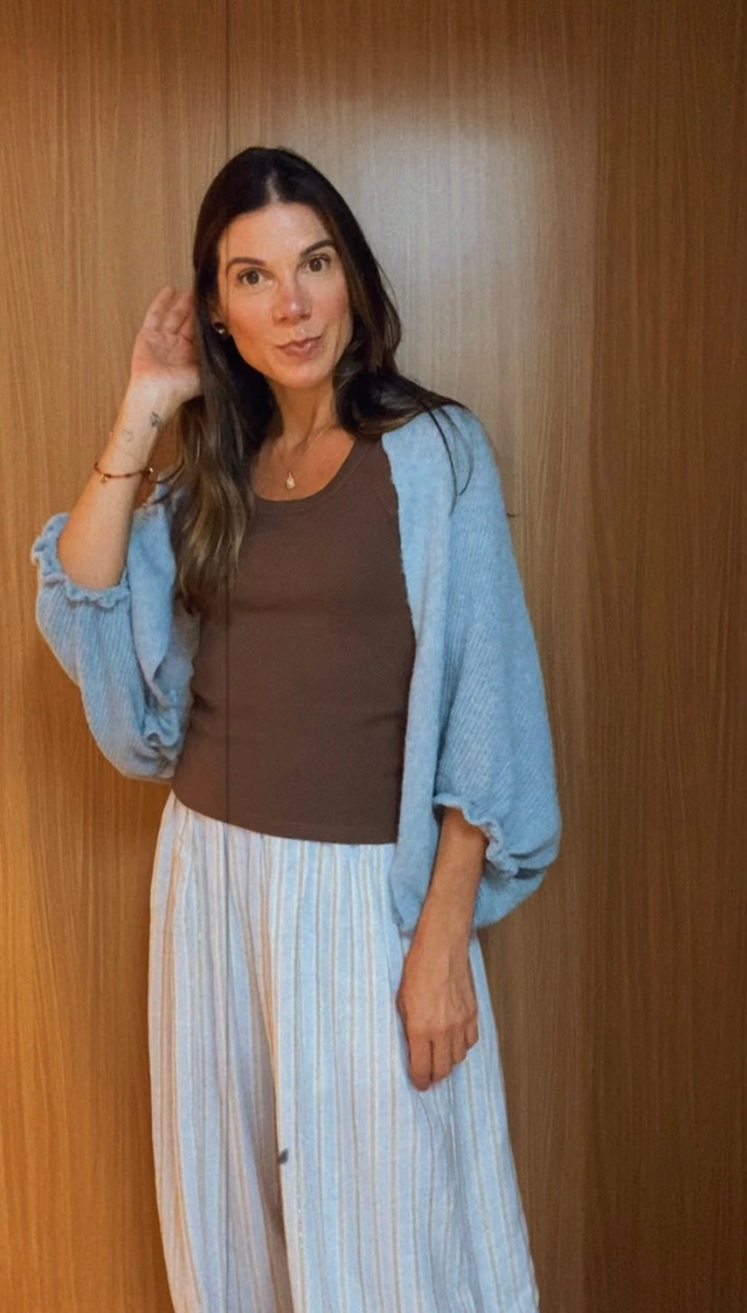 NEW WRAP TRICOT CASULO SOFT BLUE