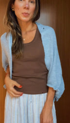 NEW WRAP TRICOT CASULO SOFT BLUE