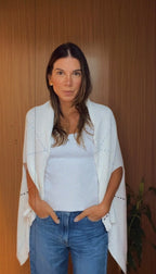 WRAP TRICOT COTTON OFF ALMA SOLAR
