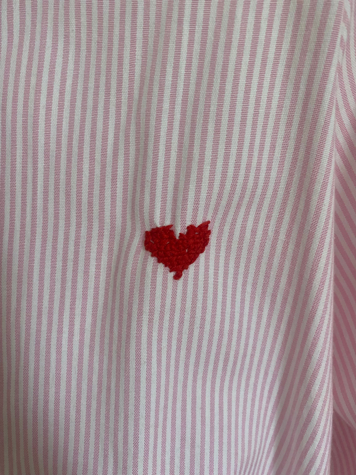 CAMISA LISTRA ROSA