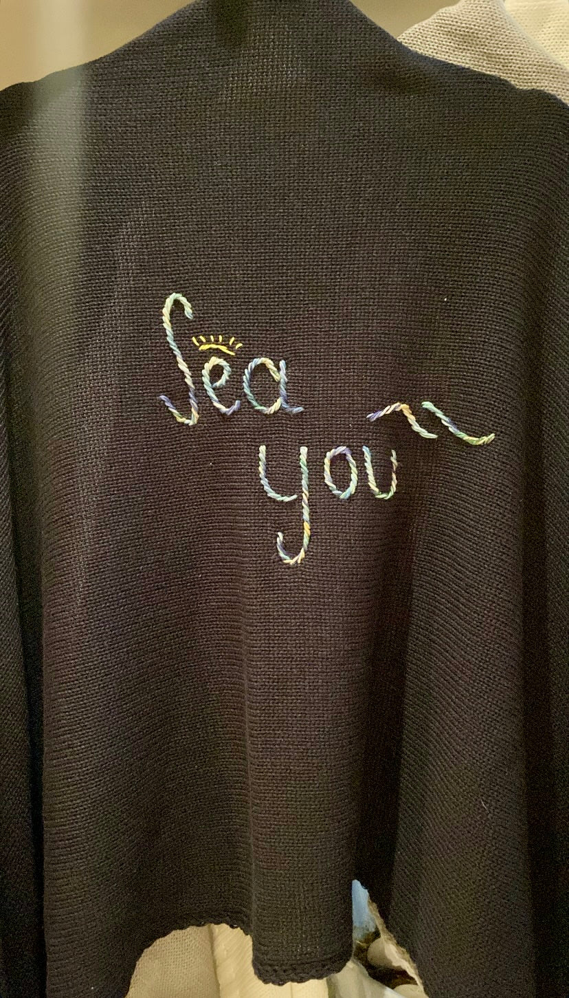 WRAP BASIC COTTON NAVY