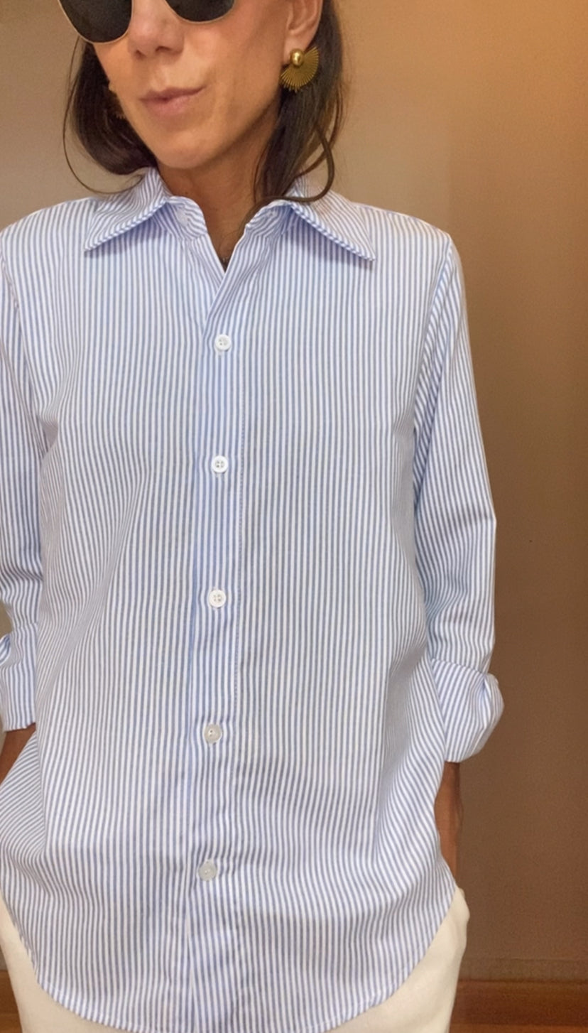 CAMISA LISTRA BLUE