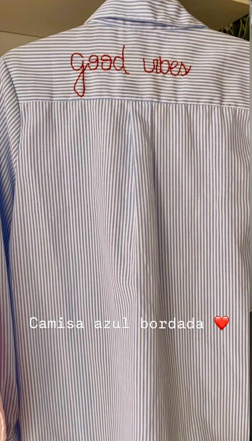 CAMISA LISTRA BLUE