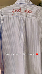 CAMISA LISTRA BLUE