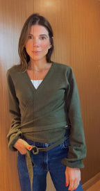 CACHEQUER TRICOT GREEN  OLIVA