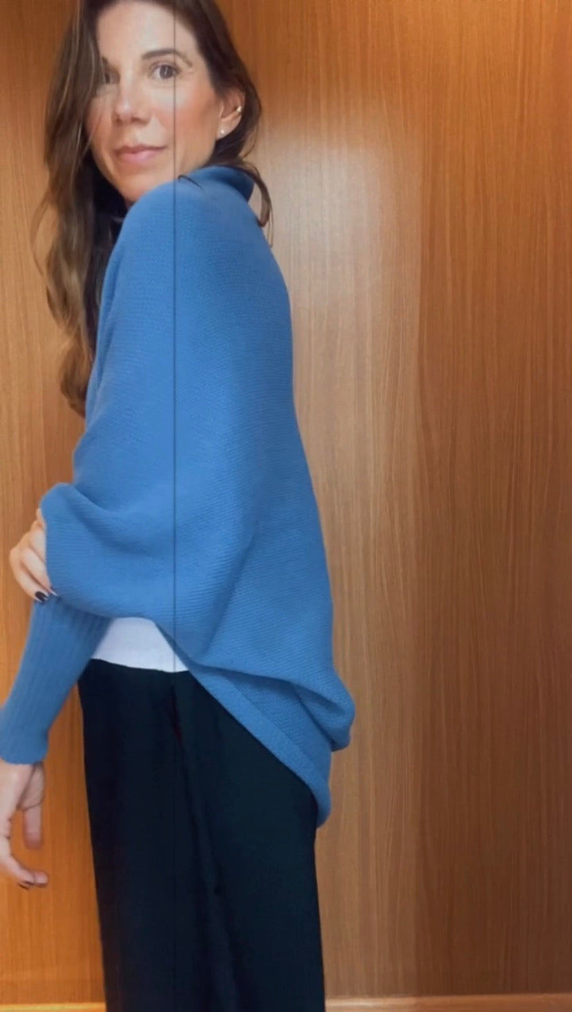 VESTE TRICOT BLUE MOON