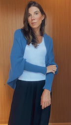 VESTE TRICOT BLUE MOON