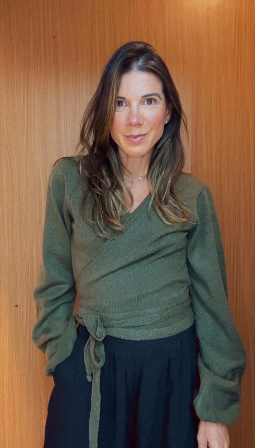 CACHEQUER TRICOT GREEN  OLIVA