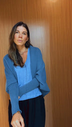 CAMISETA BASIC LINHO BLUE