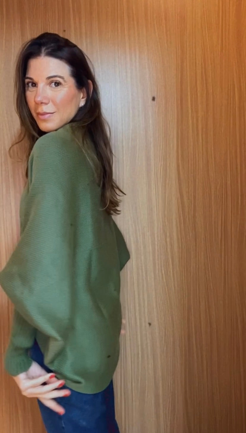 VESTE TRICOT GREEN