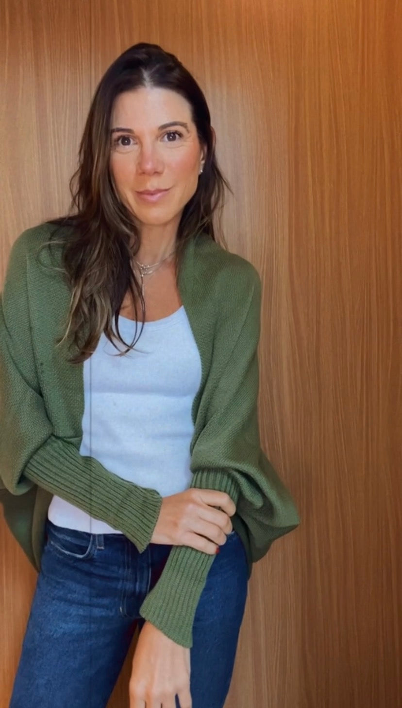 VESTE TRICOT GREEN