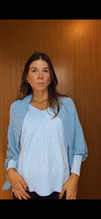 BLUSA TRICOT AMOUR BLUE