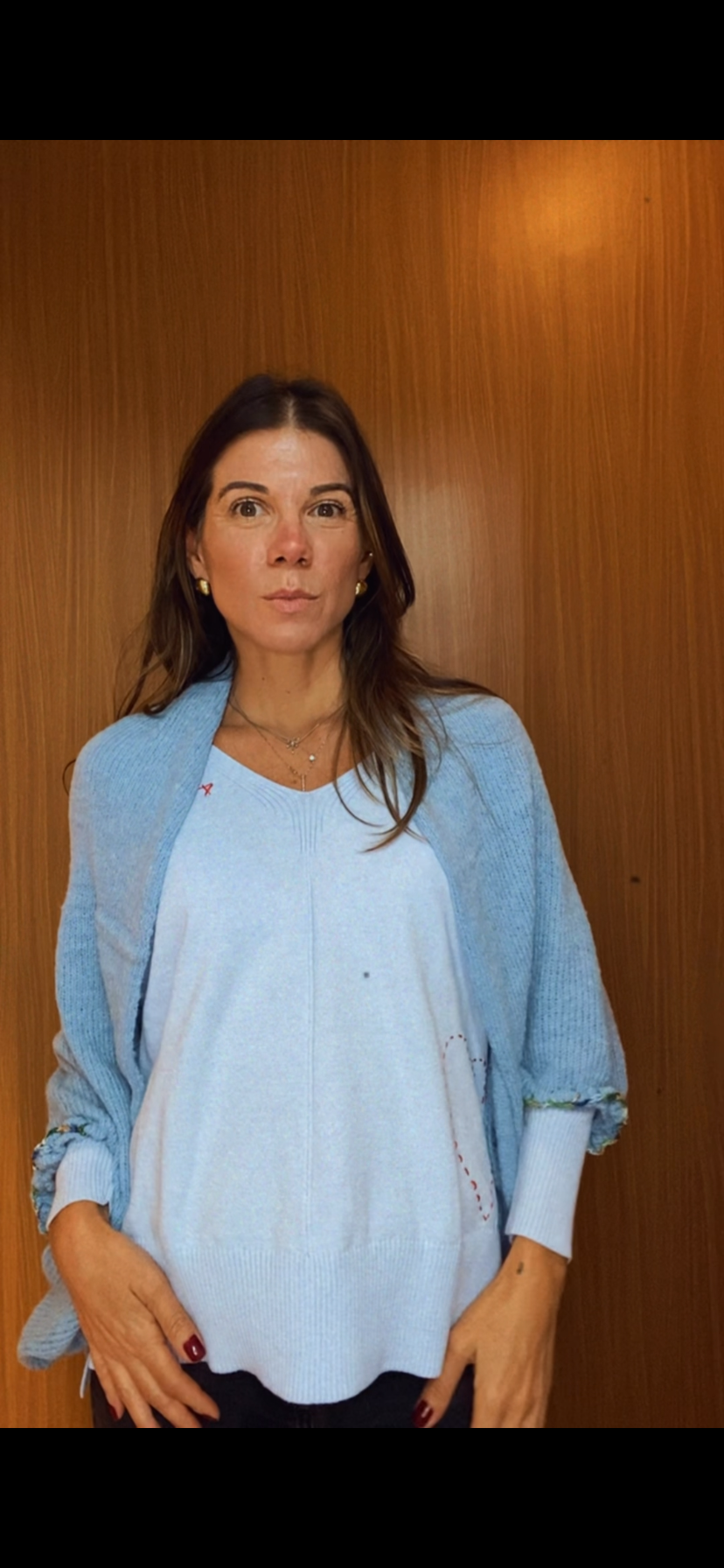 BLUSA TRICOT AMOUR BLUE