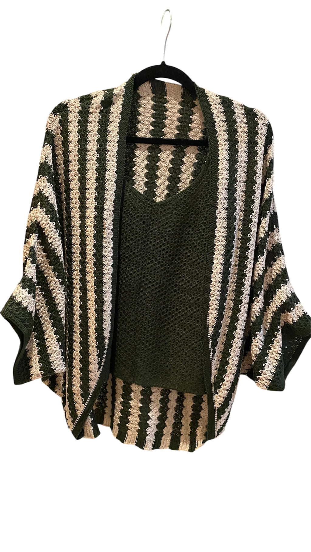 CONJUNTO CASULO TRICOT VERDE MUSGO