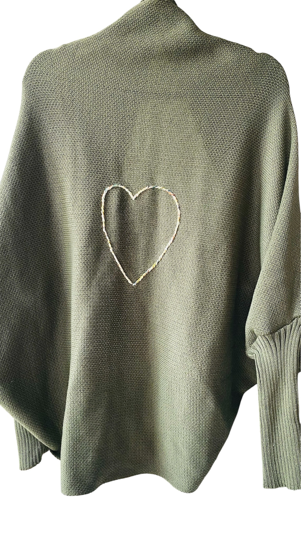 VESTE TRICOT GREEN HEART