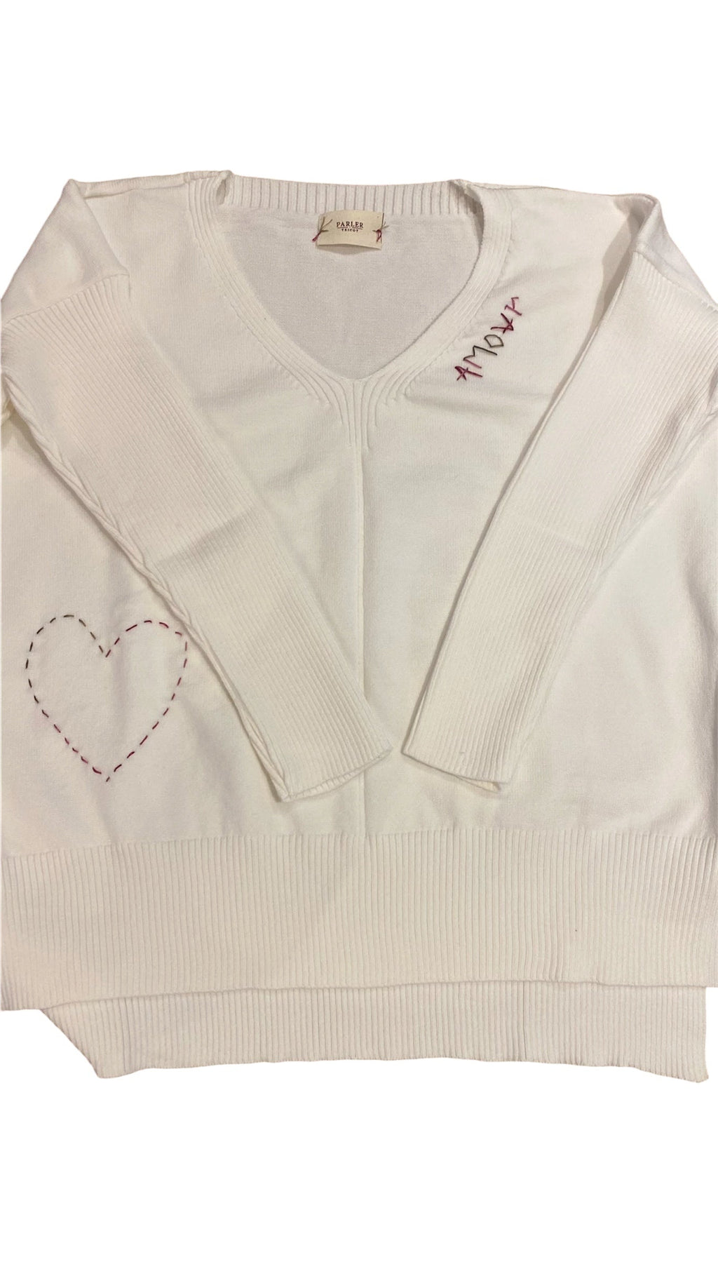 BLUSA TRICOT AMOUR OFF WHITE